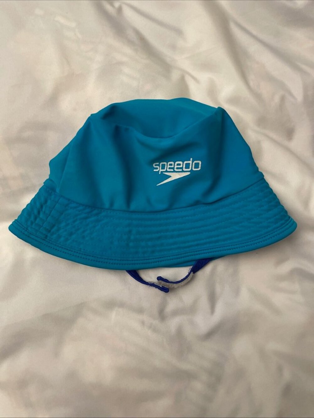 SPEEDO Block The Burn UV50 Infant Swim Beach Bucket Hat Blue Size L/XL